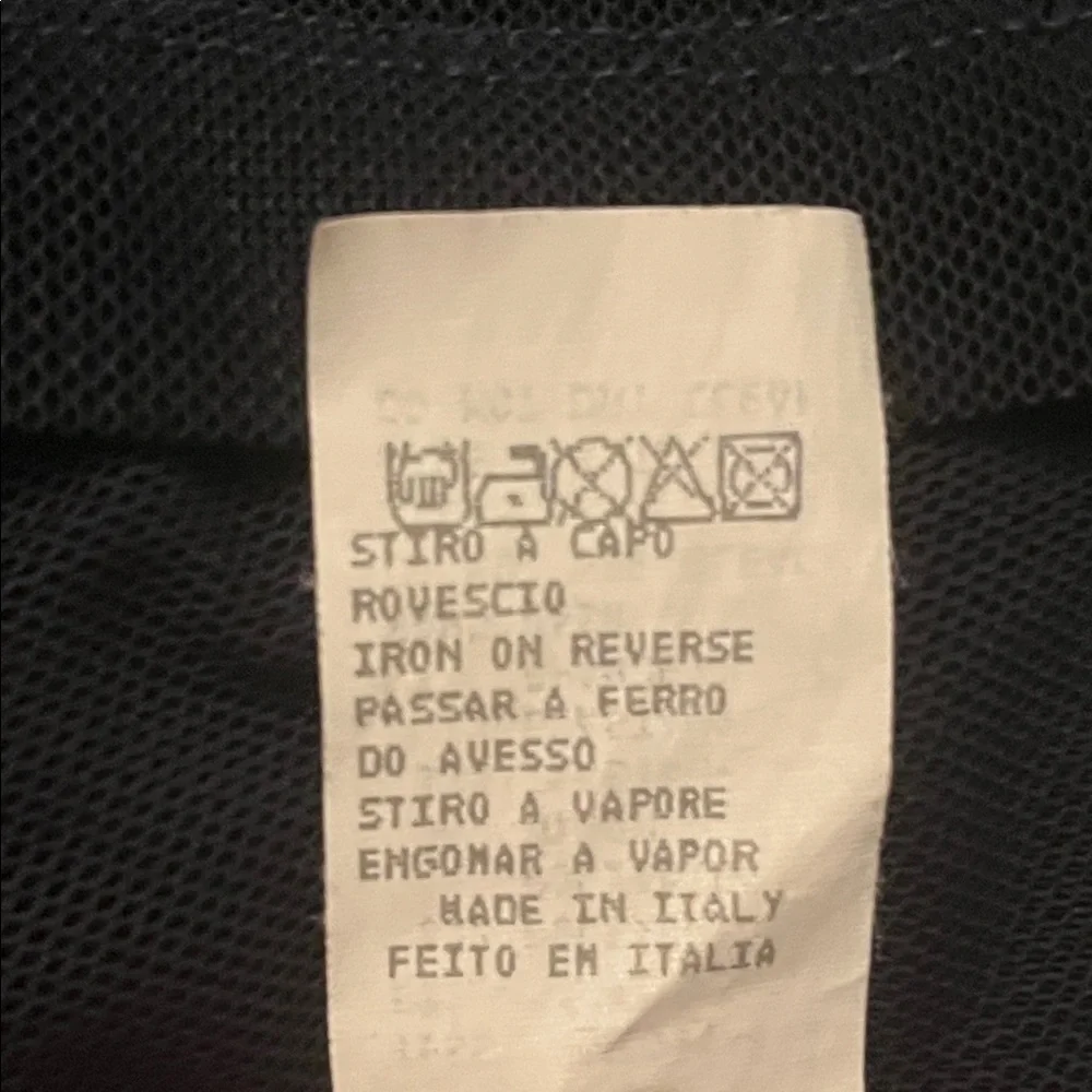 Vintage Moschino Black Sheer Blouse - Picture 6 of 8